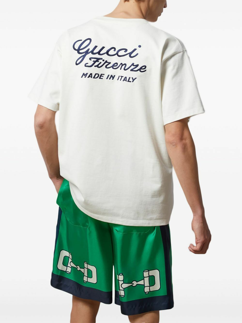 Gucci Embroidered Cotton Jersey T-Shirt