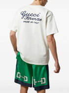 Gucci Embroidered Cotton Jersey T-Shirt