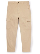 NN07 - Armie Cropped Tapered Organic Cotton-Blend Cargo Trousers - Neutrals