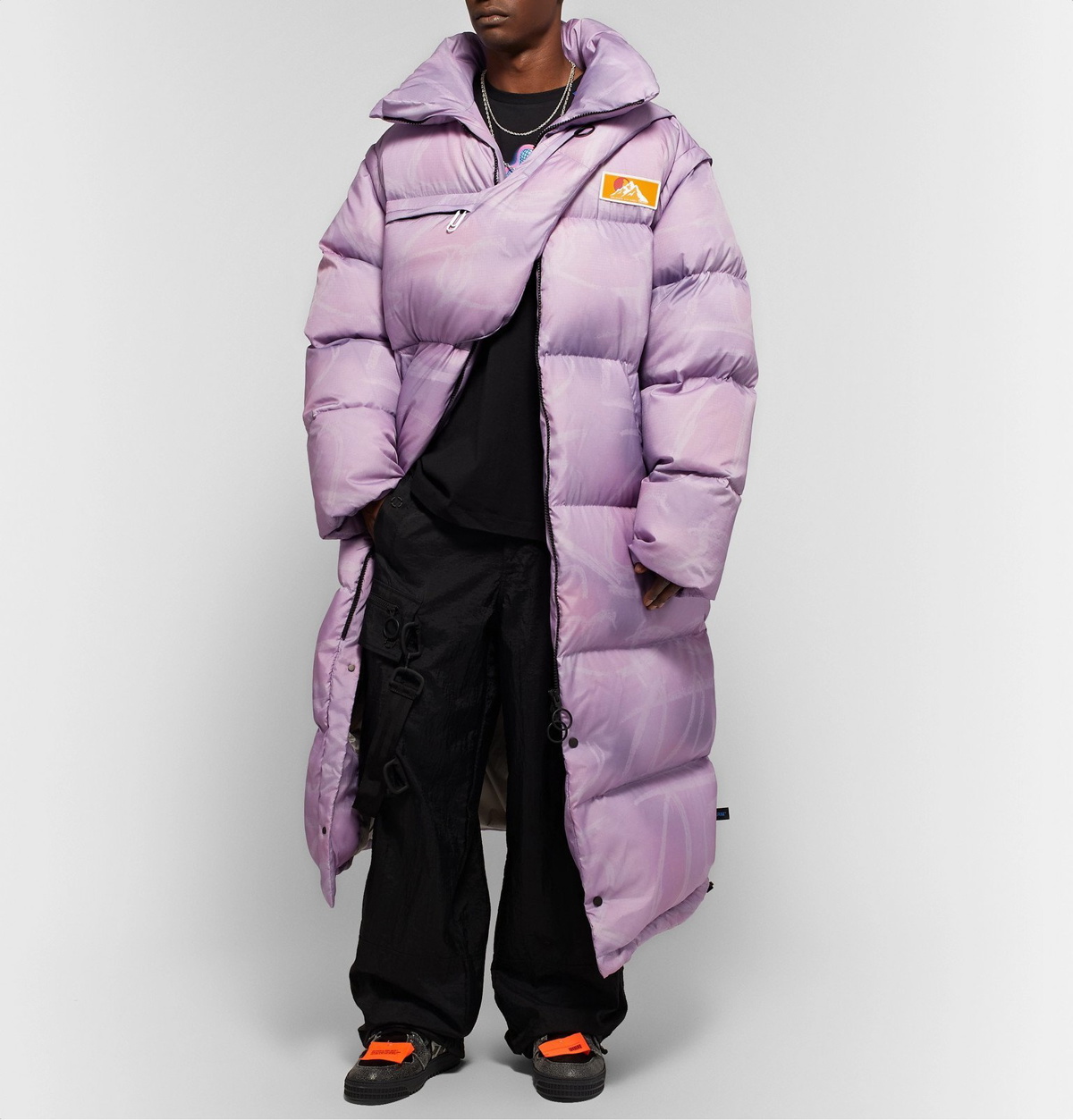 Off-White - Oversized Quilted Nylon-Ripstop Down Jacket - Off-White