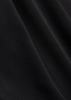 Solace London Alina One-shoulder Crepe Maxi Dress Black