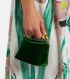 Erdem Bloom Micro velvet top-handle bag