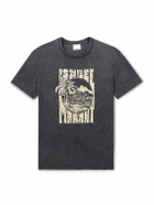 Marant - Honore Printed Cotton-Jersey T-Shirt - Gray