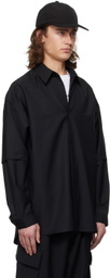 Lownn Black Layered Shirt