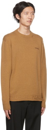 Versace Brown Greca Sweater