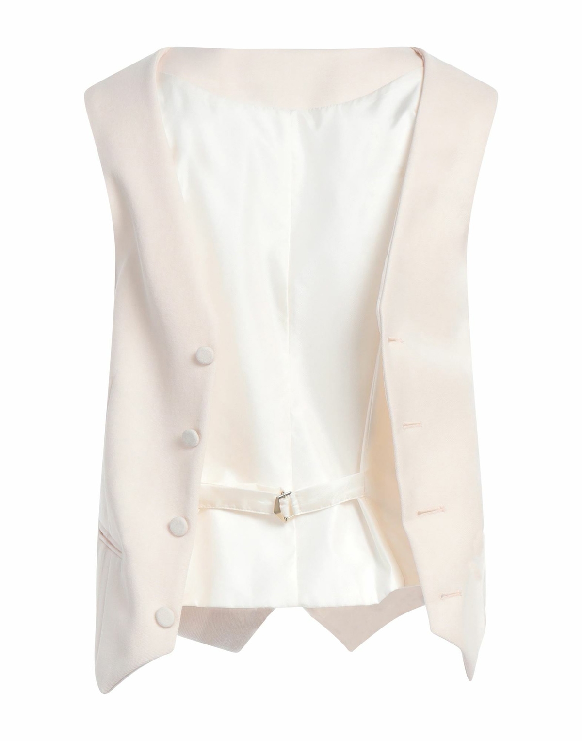 Fendi Womens Tailored Vest Ivory