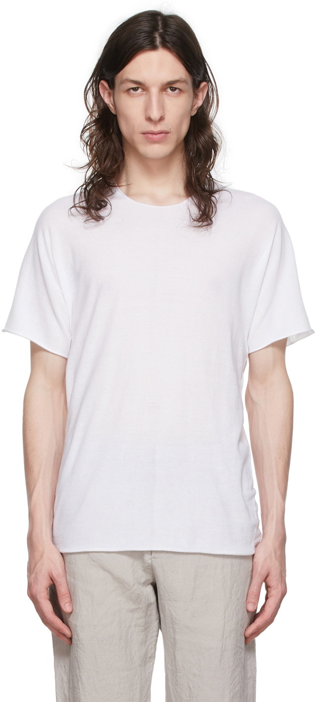 トップス lebel under construction shirts Label Under Construction White Cotton T-Shirt