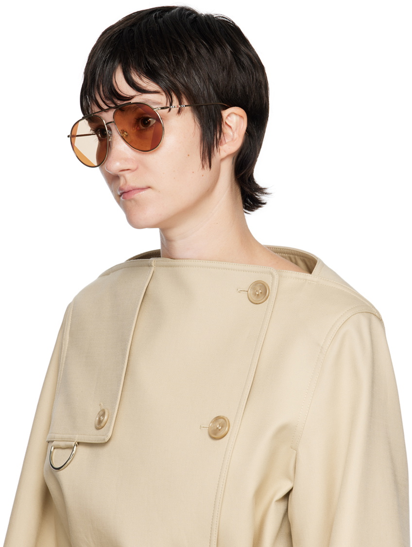 Burberry Gold Alice Sunglasses Burberry