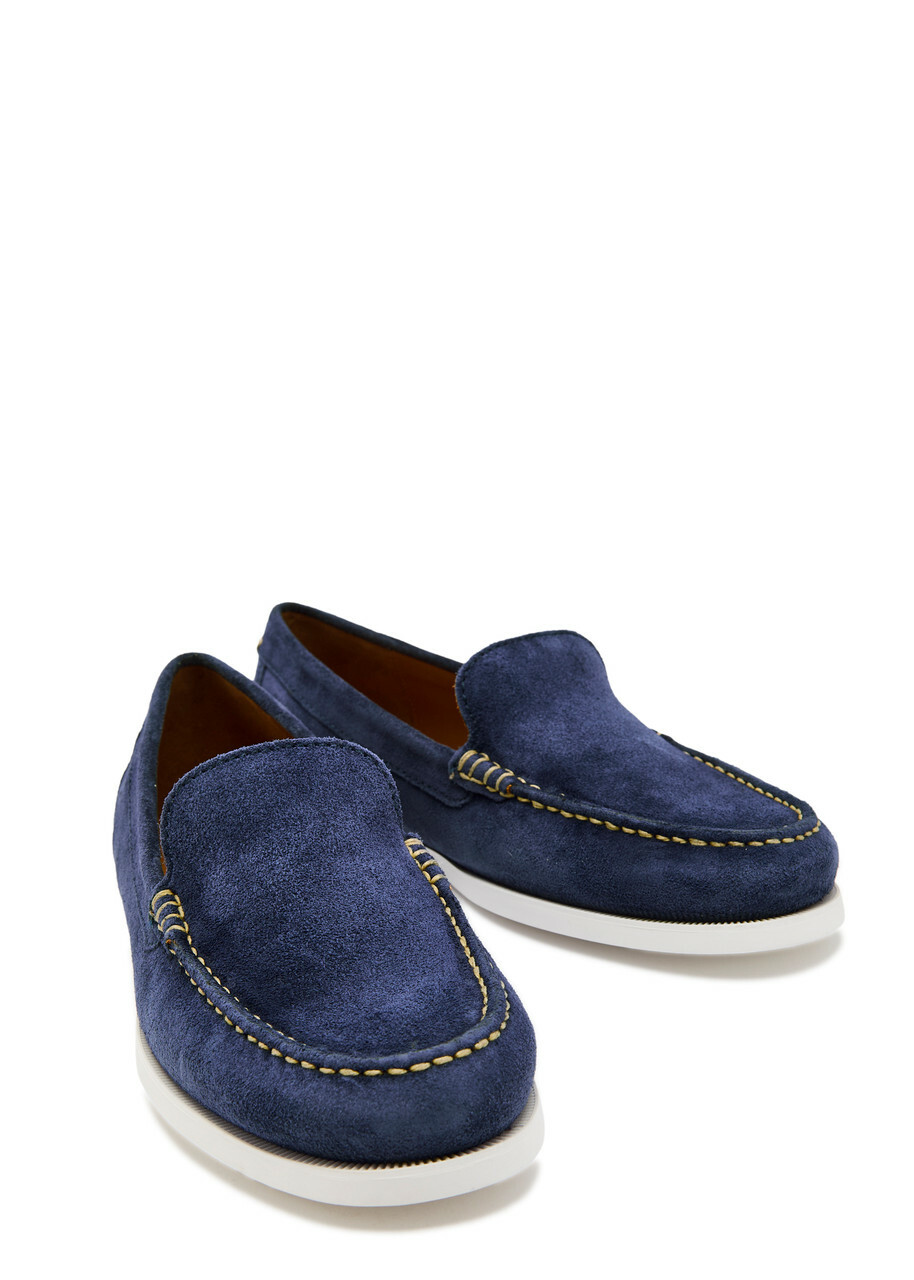 Polo Ralph Lauren Merton Suede Loafers Navy