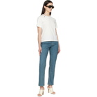 Burberry Off-White Tie-Sleeve Cotton T-shirt
