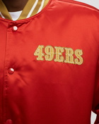 Mitchell & Ness Nfl Heavyweight Satin Jacket San Franciso 49ers Red - Mens - College Jackets/Team Jackets