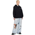 Off-White Black Script Logo Skate Hoodie