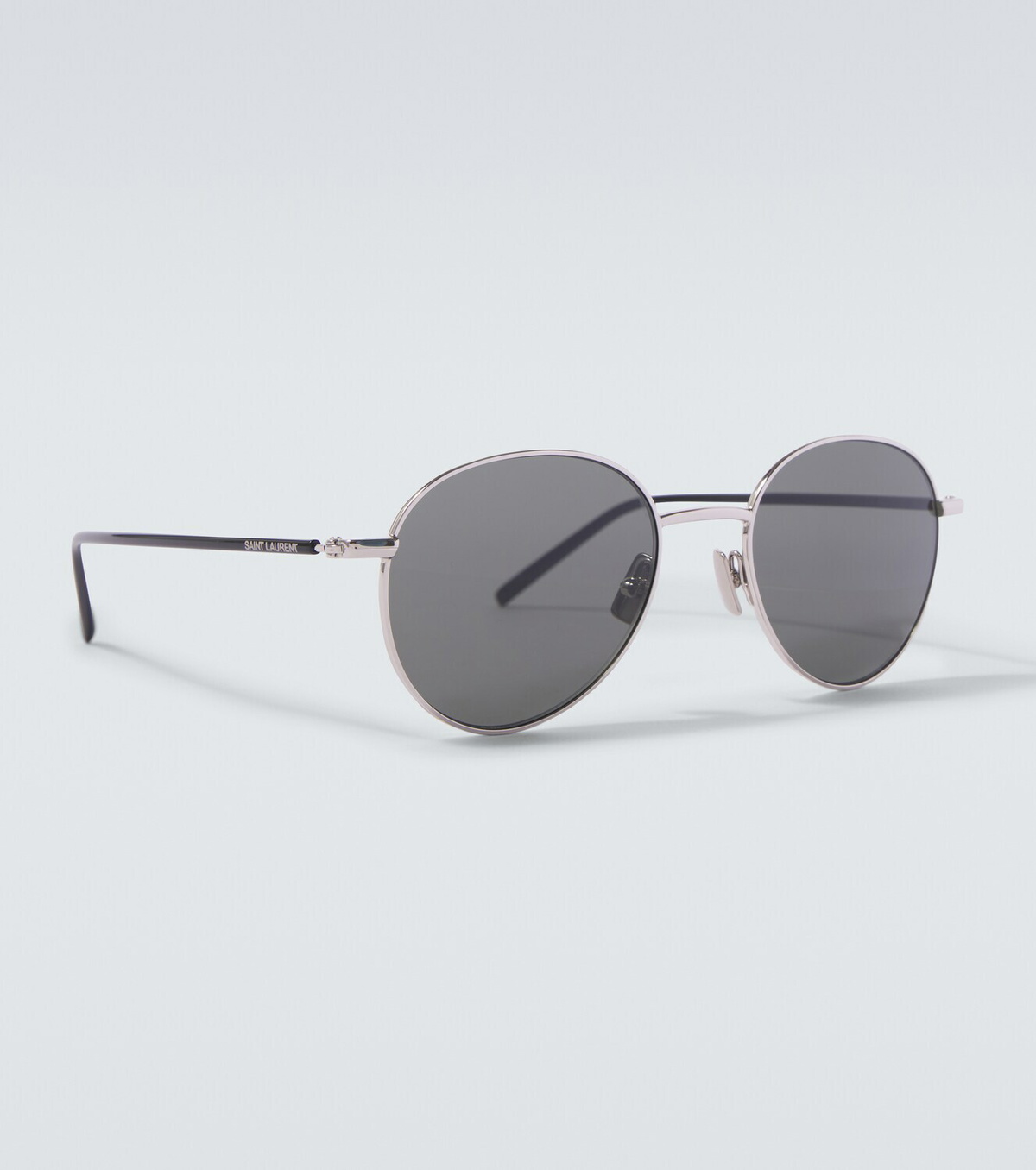 Saint Laurent Logo round glasses