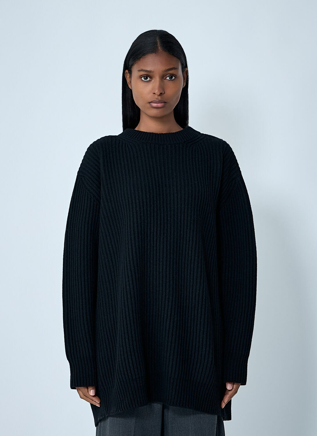 MM6 Maison Margiela Contrast Panel Sweater