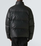 Moncler Ligont leather down jacket