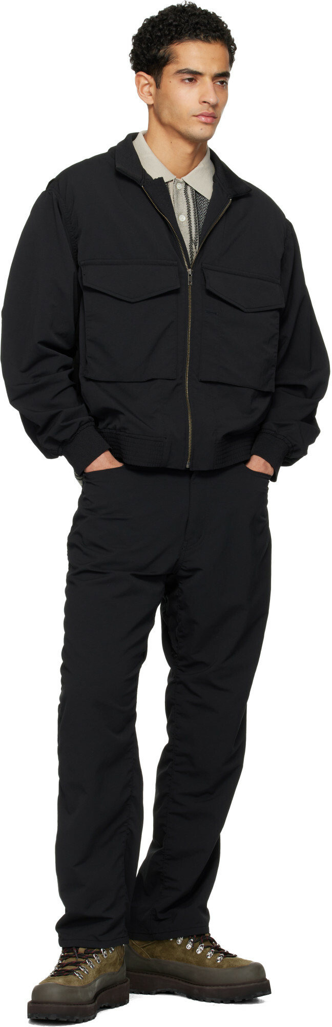 nanamica Black ALPHADRY Field Jacket