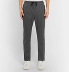 Officine Generale - Drawstring Puppytooth Wool-Flannel Trousers - Men - Gray