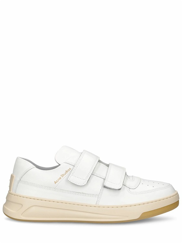 Photo: ACNE STUDIOS - Perey Friend Leather Low Top Sneakers