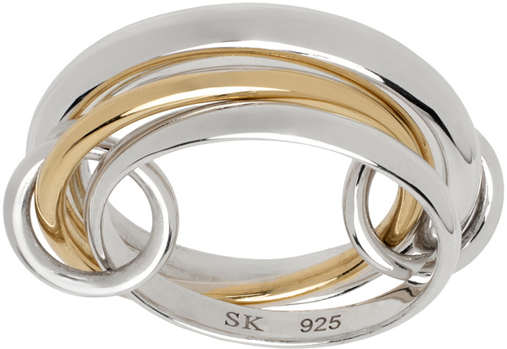 Photo: Spinelli Kilcollin Silver & Gold Amaryllis Ring