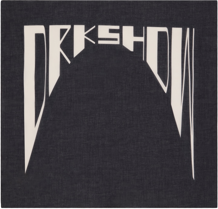 Photo: Rick Owens DRKSHDW Black Hollywood Cotton Bandana