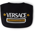 Versace Baby Black Medusa Jacket Romper & Bib Set