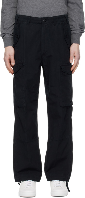 Photo: Polo Ralph Lauren Black Cotton Ripstop Cargo Pants