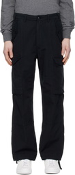 Polo Ralph Lauren Black Cotton Ripstop Cargo Pants