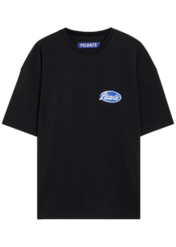Photo: Picante Sienna Logo-print Cotton T-shirt Black