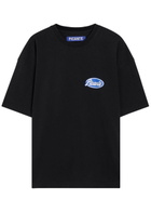 Picante Sienna Logo-print Cotton T-shirt Black