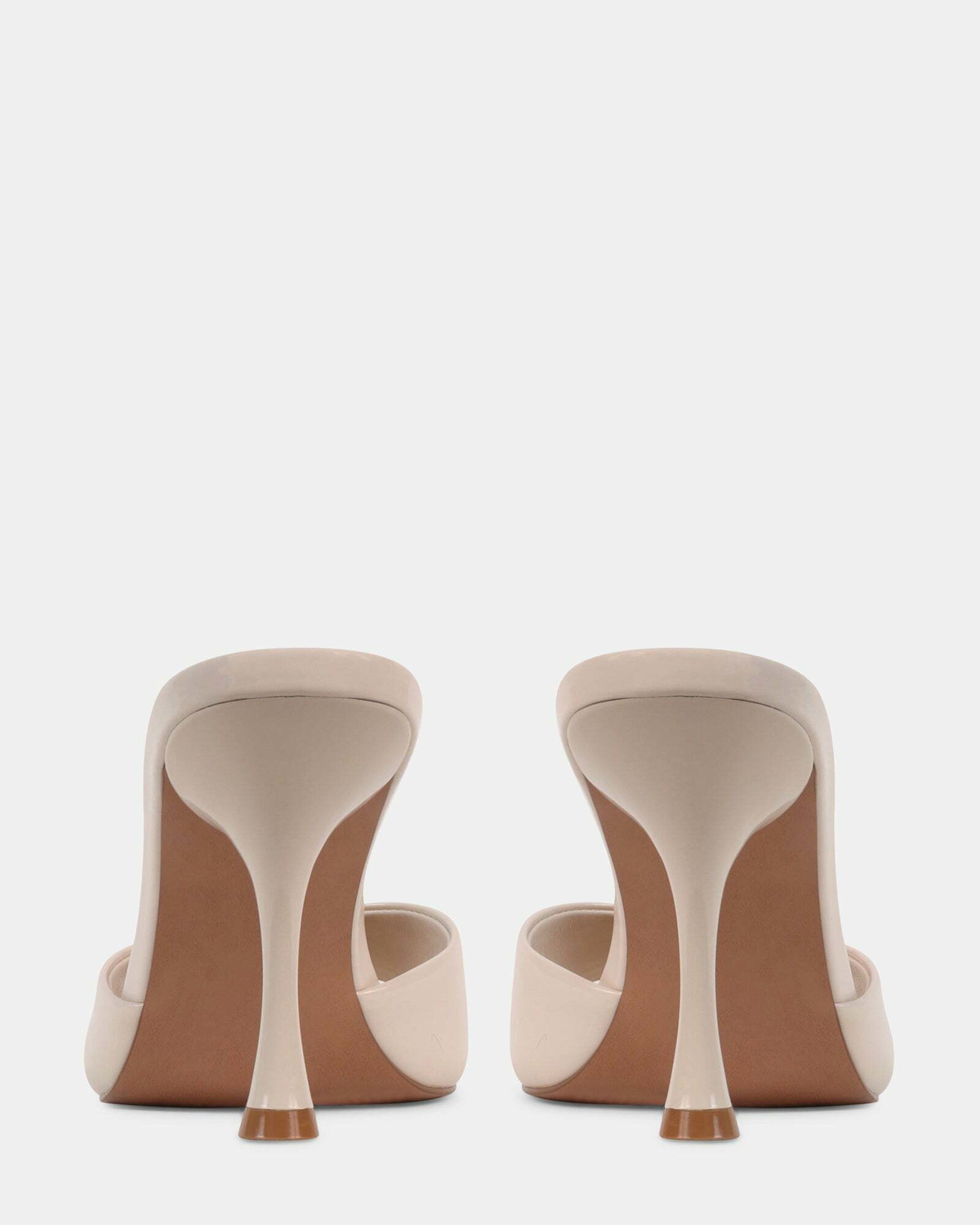 Steve Madden Santii Heels in Natural Patent