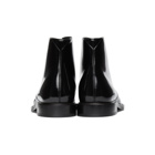 Saint Laurent Black Army Lace-Up Boots