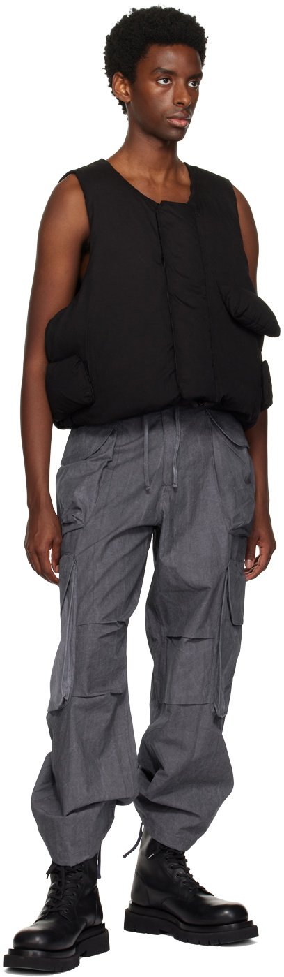 Entire Studios Black Pillow Down Vest