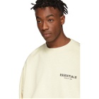 Essentials Off-White Pullover Crewneck Sweatshirt