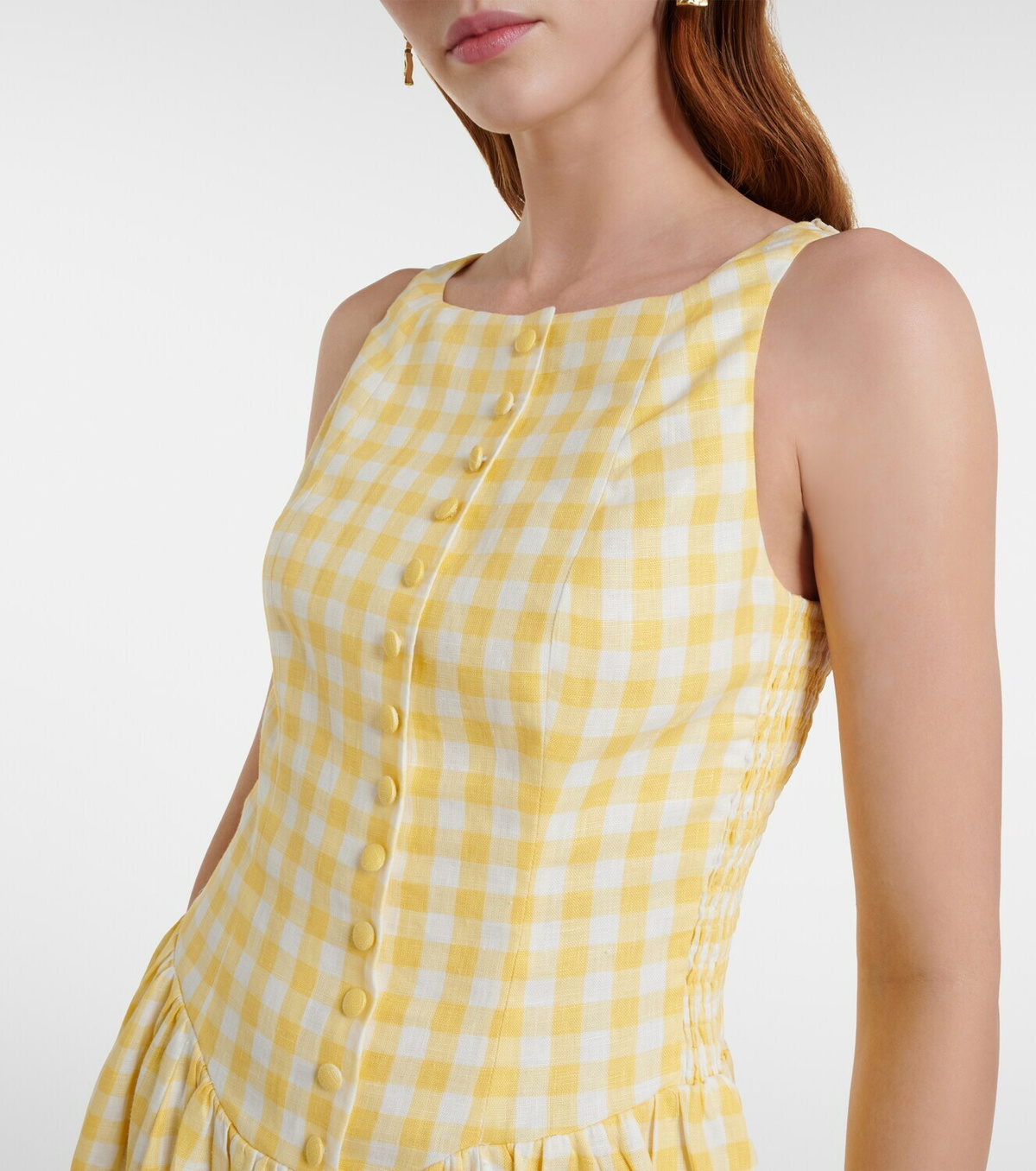 Faithfull Fortia linen midi dress