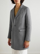 Herno - Convertible Padded Wool-Blend and Quilted Shell Coat - Gray