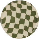 Henry Holland Studio Green & White Check Dinner Plate