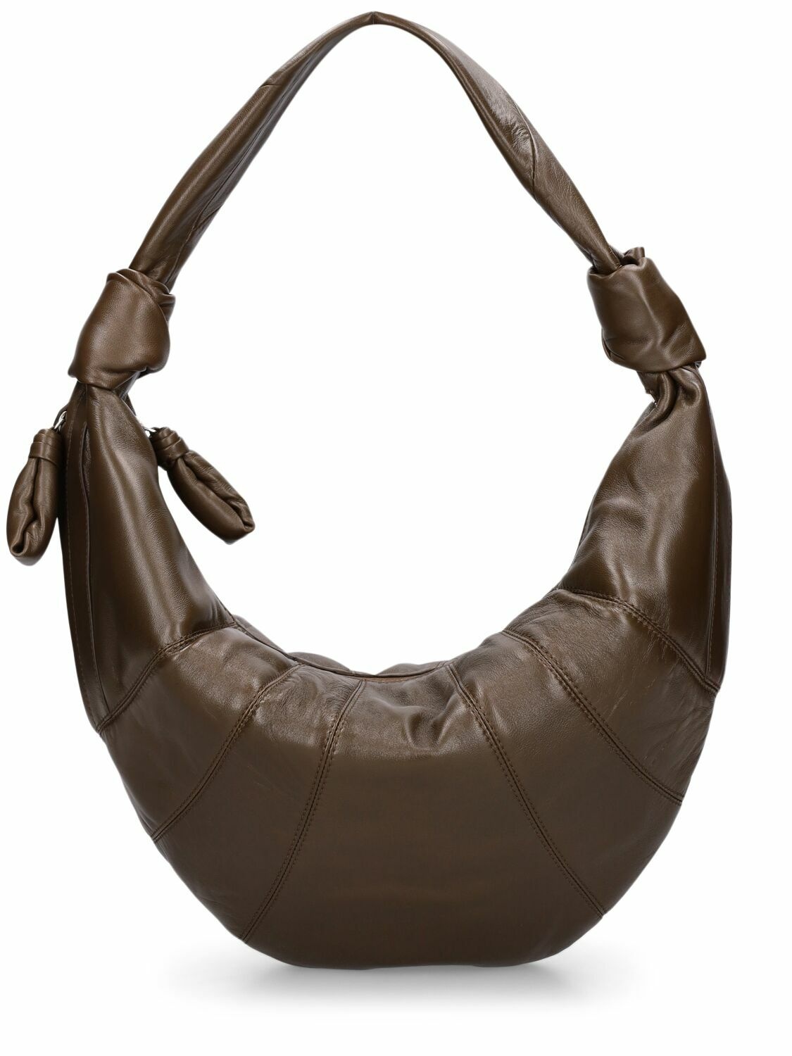 Photo: LEMAIRE Fortune Croissant Leather Shoulder Bag