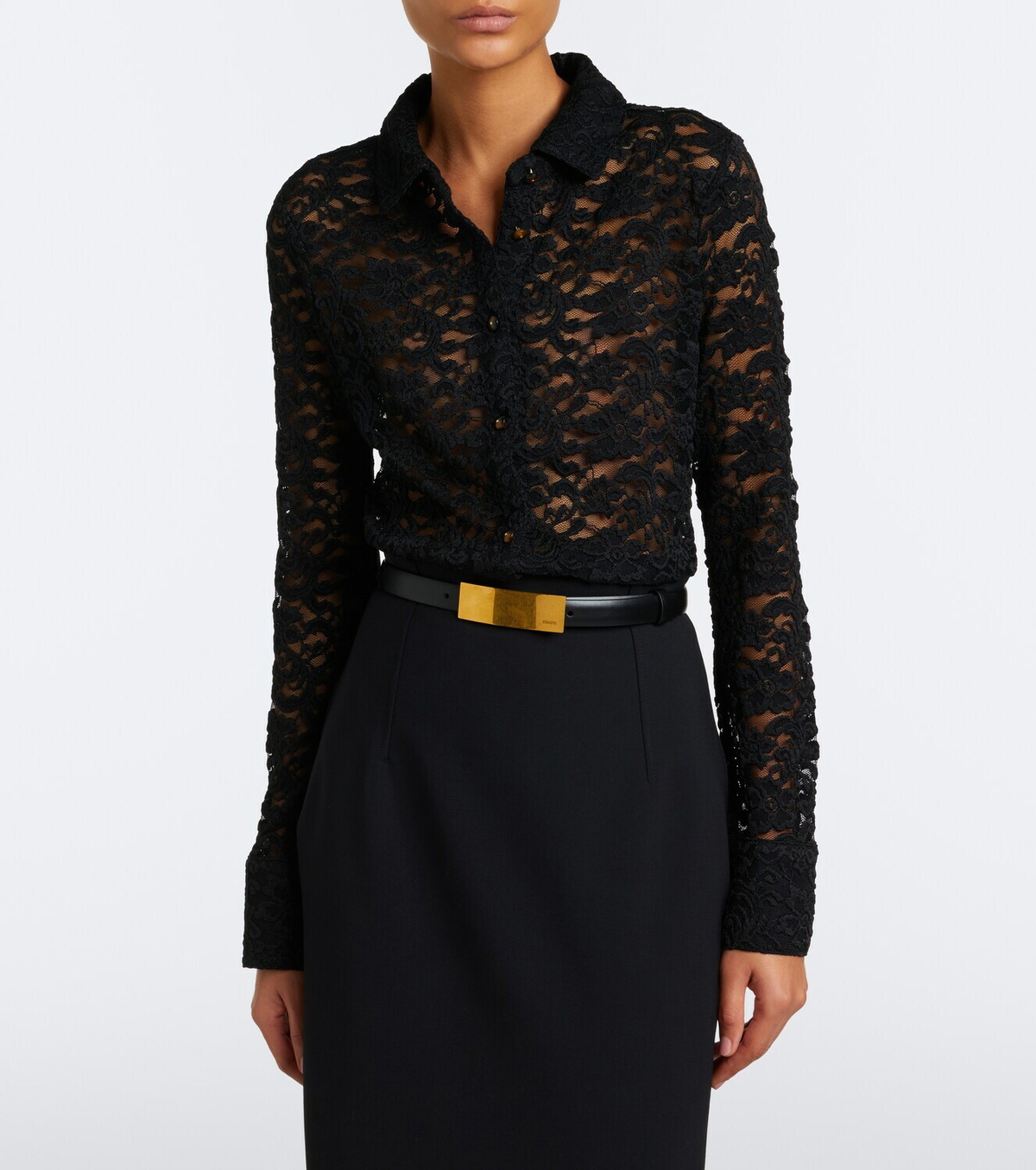 Veronica Beard Wittaker sheer lace blouse