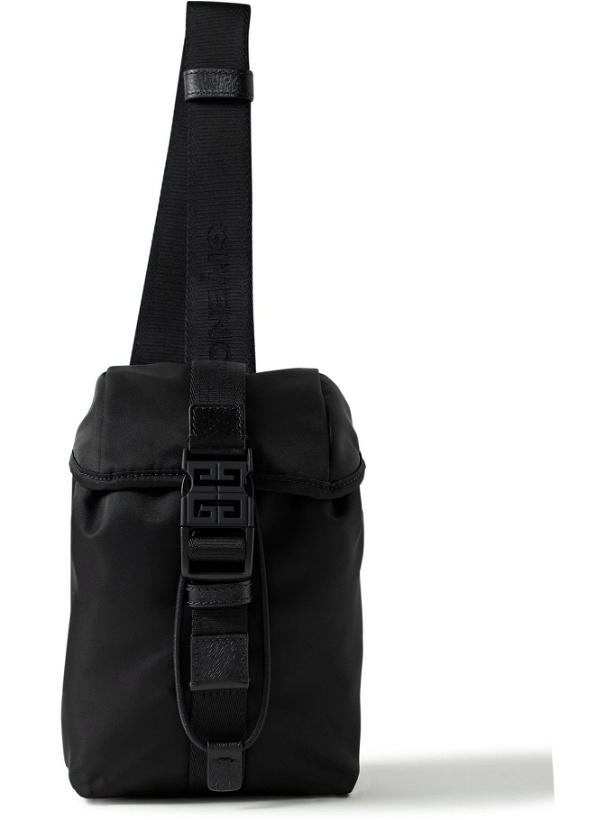 Photo: GIVENCHY - Mini Leather-Trimmed Nylon Sling Backpack