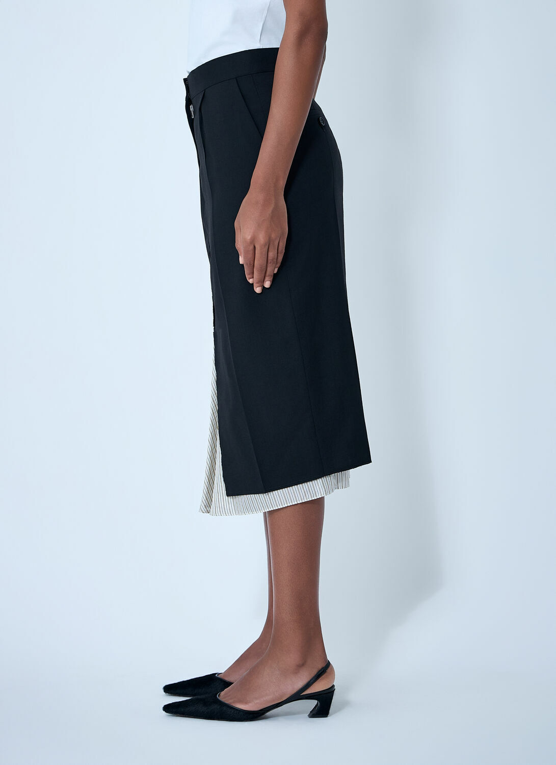 Marni Wool Midi Skirt