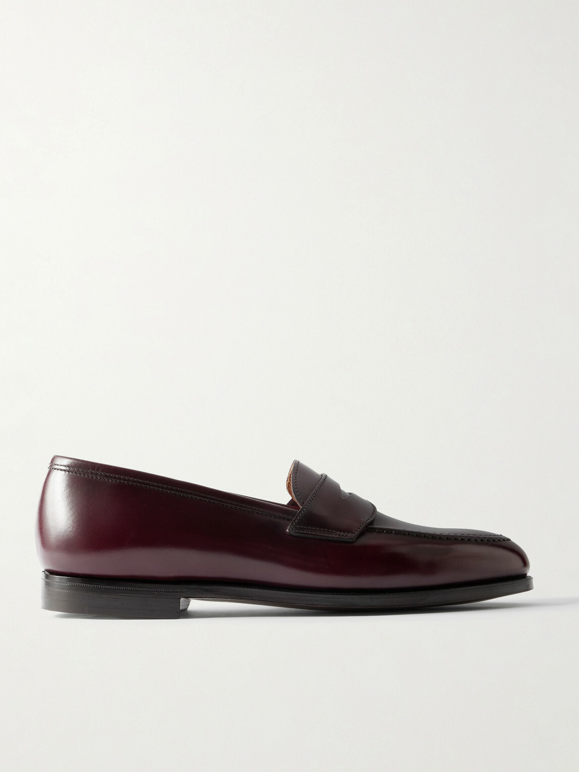 George Cleverley - Bradley II Leather Penny Loafers - Burgundy