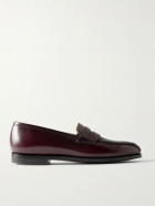 George Cleverley - Bradley II Leather Penny Loafers - Burgundy