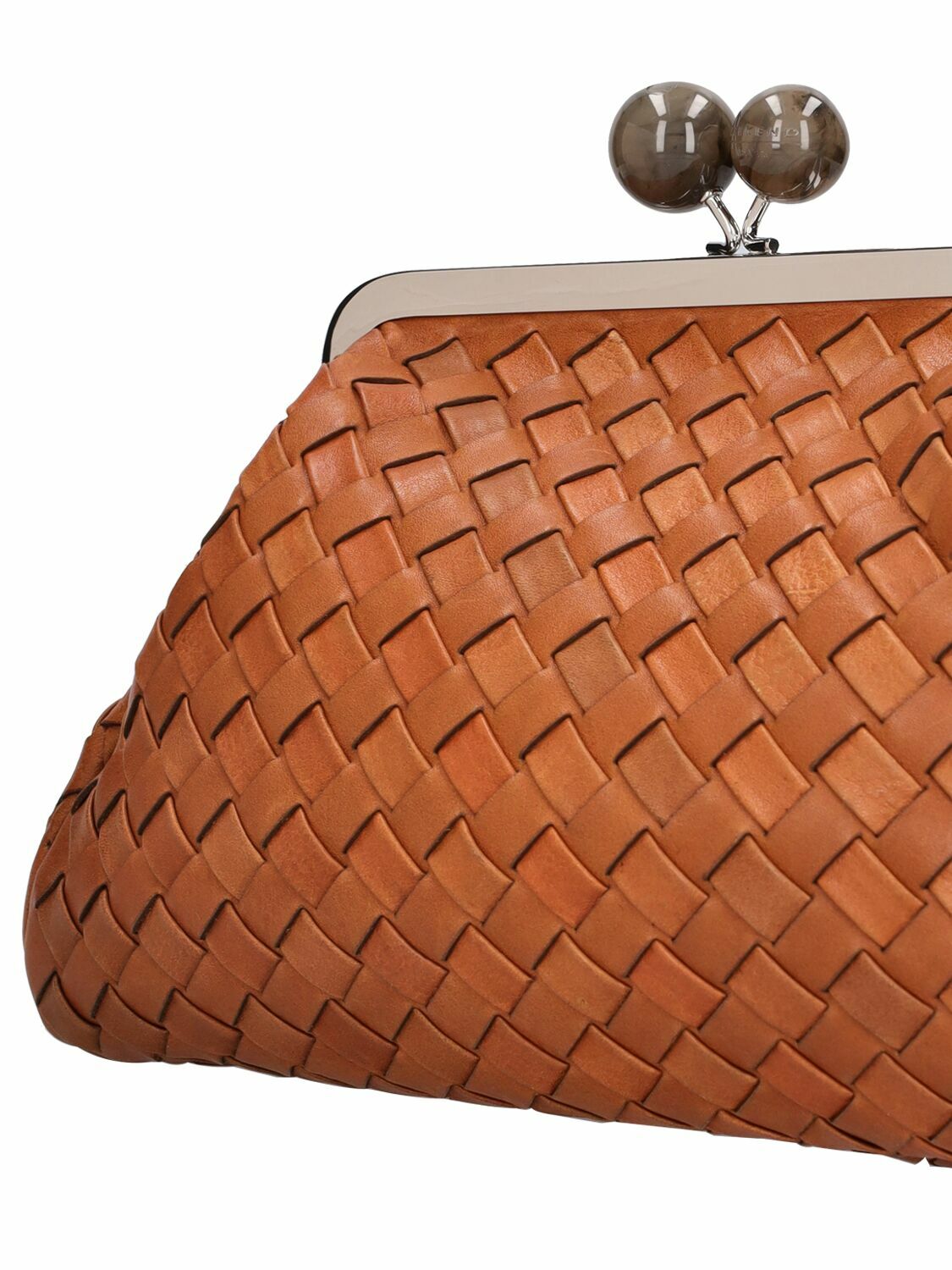 ★Weekend Max Mara★Pancia ウーヴンレザークラッチ WEEKEND MAX MARA Pancia Woven Leather Clutch Weekend Max Mara