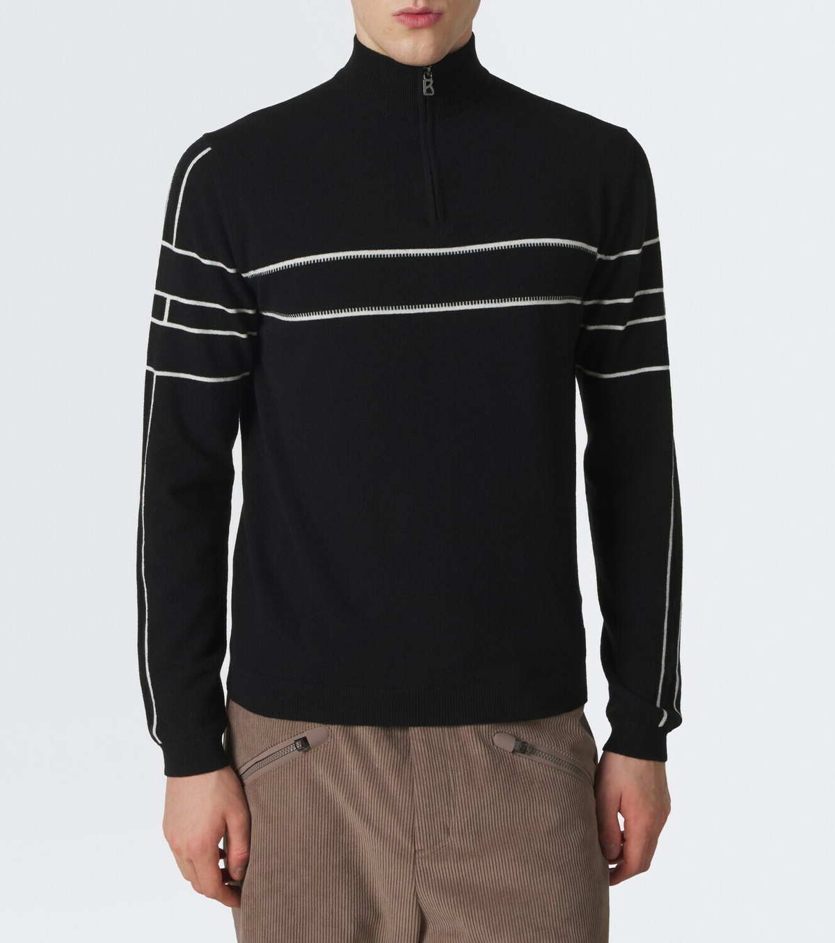 Bogner Kuno virgin wool half-zip sweater