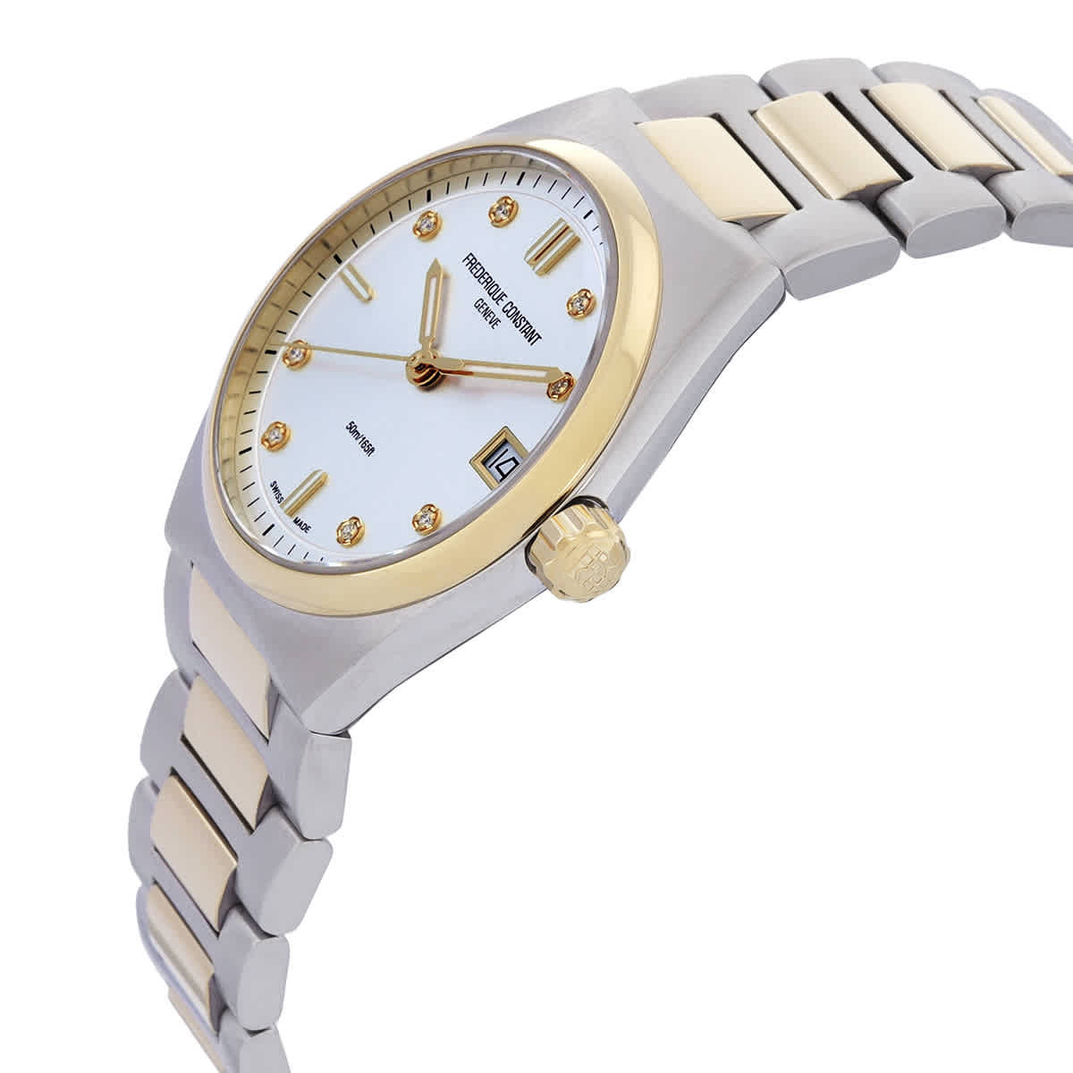 Frederique Constant Highlife Quartz Diamond Silver Dial Ladies Watch FC-240VD2NH3B
