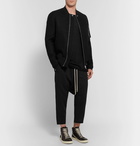 Rick Owens - Boiled Virgin Wool Bomber Jacket - Men - Black