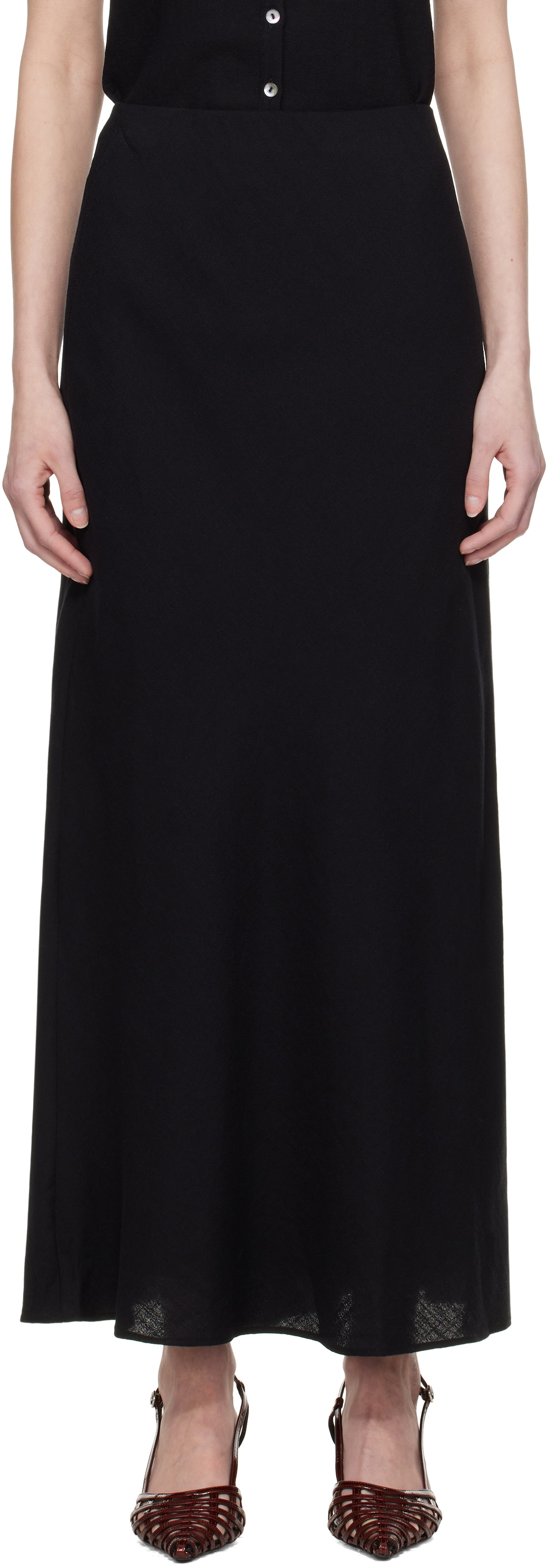BEC + BRIDGE Black Everly Maxi Skirt