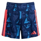 Adidas Running Men's adidas x Labrum Gel Shorts in Dark Blue Lucid Red