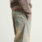 Dime Men's Baggy Denim Pants in Sandblasted Sky Blue