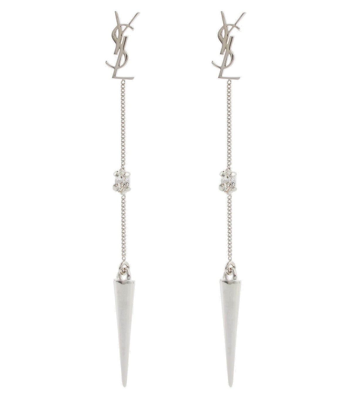 Saint Laurent - Opyum embellished earrings Saint Laurent